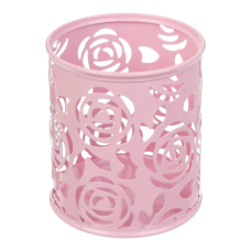 Подставка для ручек круглая, ROSE, PASTEL, металлическая, розовая (BM.6206-10)