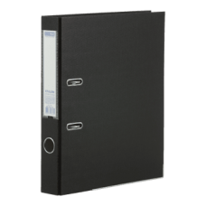 Папка-реєстратор А4 50мм BUROMAX 3016-01 ETALON одностор. чорна (30) /BM.3016-01c/