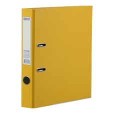 Папка-реєстратор А4 50мм BUROMAX 3016-08 ETALON одностор. жовта (30) /BM.3016-08c/