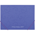 Папка на гумках А4 BUROMAX 3914-07 Barocco, фіолетова /BM.3914-07/