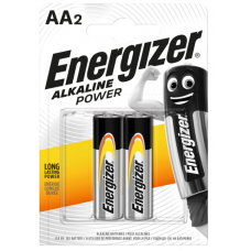 Батарейка ENERGIZER AA LR6 Alkaline Power  2шт/упак. (ціна за уп) карт.уп.