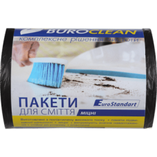 Пакети д/сміття  35л/100шт/50х60см BUROCLEAN 10200022 міцні (16) /10200022/
