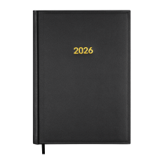 Щоденник датований 2026 BUROMAX А5 BASE 2108-01 чорний /BM.2108-01/