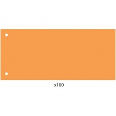 Розділювачі 24х10,5см ECONOMIX 30811-06 (100шт.) пластик помаранчеві /E30811-06/