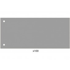 Розділювачі 24х10,5см ECONOMIX 30811-10 (100шт.) пластик сірі /E30811-10/