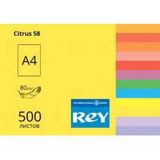 Папір кольоровий 80г/м, А4 інт.жовтий 500арк. REY Adagio (Citrus) 58 /16.7361/