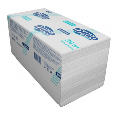 Рушники паперові  V-скл. ДИВО Optimal Бізнес 200арк. 23х25см, 2-шар. білі (20)