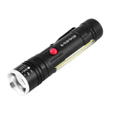 Ліхтарик T6-26 (Т6+COB, zoom, micro USB, АКБ*18650)