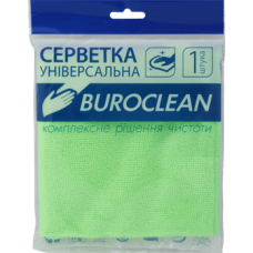 Серветка д/прибирання BUROCLEAN мікрофібра, універсальна (30*30см) /10200122/