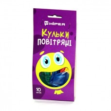 Кульки повітряні Hiper 30см 10шт в уп. кольорові