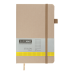Блокнот BUROMAX 125*195мм 96арк. ETALON 291160-23 штучна шкіра, золотий (клітинка) /BM.291160-23/