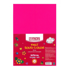 Фетр листовий (поліестер) 20х30см MAXI 61622-41 180г/м, кораловий (10арк.) (ціна за 1 аркуш) /MX61622-41/