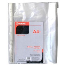 Файл А4+ NORMA 30 мк 5704 (100шт.) (20) /5704N/