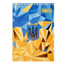 Блокнот BUROMAX А5 на гориз. спір. 48арк. PATRIOT NATIONAL 24545115 (8) /BM.24545115/