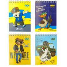 Блокнот ZiBi KIDS Line А6 на гориз. спір. 40арк. PATRIOT SPIRIT 12154 (20) /ZB.12154/