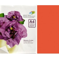 Папір кольоровий 160г/м, А4 інт.червон. 100арк. SPECTRA 250 /16.4307/
