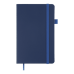 Блокнот BUROMAX 125*195мм 96арк. ETALON 291160-02 штучна шкіра, синій (клітинка) /BM.291160-02/