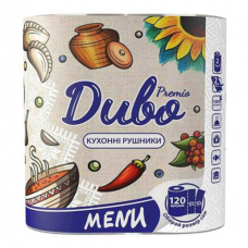 Рушники паперові ДИВО Premio Menu 2шт. 120арк. 2-шар. білі (20)