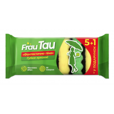 Губка кухонна FRAU TAU 5шт+1шт Фантастична піна (30)