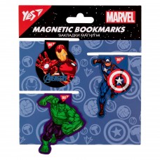 Закладинки для книг магнітні YES 707733 Marvel.Avengers (3шт) (10) /707733/