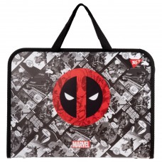 Папка для зошитів YES 491987 Marvel.Deadpool В4, на блискавці з 2-ма ручками, пластик /491987/