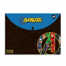 Папка на кнопці А4 YES 492018 Marvel.Avengers, непрозора (12) /492018/