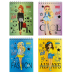 Блокнот ZiBi KIDS Line А6 на гориз. спір. 40арк. TOP GIRL 12151 (20) /ZB.12151/