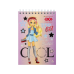 Блокнот ZiBi KIDS Line А6 на гориз. спір. 40арк. TOP GIRL 12151 (20) /ZB.12151/