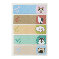 Стікер-закладки ZiBi KIDS Line 44*12мм 5х20арк. 15101 DOGS, паперові /ZB.15101/