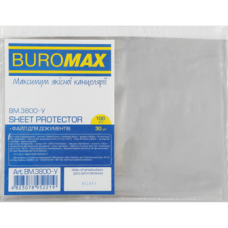 Файл А4+ BUROMAX 30 мк 3800-у JOBMAX (100шт.) (30) /BM.3800-y/