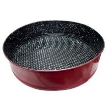 Форма для випічки Peterhof PH-25371 28см кругла, мармурове покриття, сіра