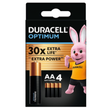 Батарейка DURACELL АА LR6/MX1500 Optimum 4шт/упак. (ціна за уп) /5015595/