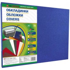 Обкладинка картон.TM DELTA COLOR (100шт.) А3 синя /432061/