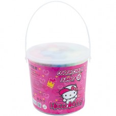 Крейда кольорова  15шт. KITE HK21-074 Hello Kitty JUMBO, у відерці /HK21-074/