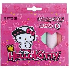 Крейда кольорова   6шт. KITE HK21-073 Hello Kitty JUMBO /HK21-073/