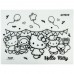 Підкладка-розмальовка дитяча KITE HK22-424 Hello Kitty, силіконова 30х40см /HK22-424/