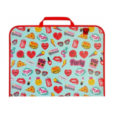 Портфель А3 MAXI MX30003-03 Boho, пластиковий на блискавці (дитячий) /MX30003-03/