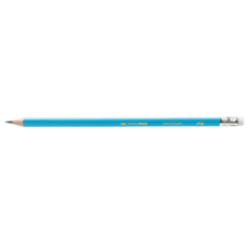 Олівець графітовий BUROMAX 8526 HB з гумкою, PASTEL трикутний (100) /BM.8526/