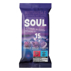 Серветки вологі NATURELLE  15шт. Soul