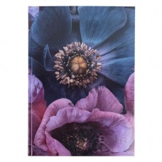 Книга канц. тв.пал. А4 192арк # офс. AXENT 8423-25-A Flora, фіолетова /8423-25-A/