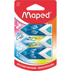Гумка MAPED МР119518 "MINI CUTE" 3шт. в блістері (18) /MP.119518/