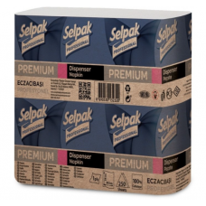 Серветки паперові Z-Z Selpak Professional Premium 250шт. білі, 1-шар. (240*265мм) (18)
