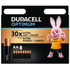 Батарейка DURACELL АА LR6/MX1500 Optimum 8шт/упак. (ціна за уп) /5014726/