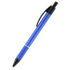 Ручка масляна авт. AXENT AB1086-02-02 Prestige 0,7мм синя, синій метал. корпус (12) /AB1086-02-02/