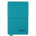 Щоденник датований 2024 Leo Planner 12х20см Glory 252412 бірюзовий /252412/