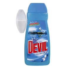 Освіжувач д/унітаза DR.DEVIL 400мл Полярна свіжість, вода 3в1, з кошиком (16)