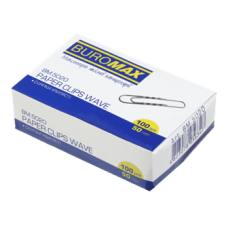 Скріпки 50мм BUROMAX 5020 рельєфні 100шт. (10/100) /BM.5020/