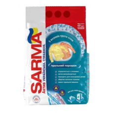 Пральний порошок SARMA автомат 4000г Active Гірська свіжість, д/кольорових речей (3)