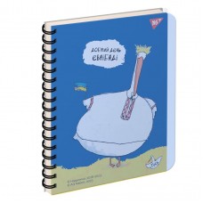 Блокнот YES А5 на спір. пласт. обкл. з розділ. 144арк. Гусак 681885 /681885/