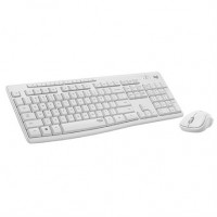 Клавіатура LOGITECH MК295 Silent Wireless + мишка бездротова, off-white (920-009824)